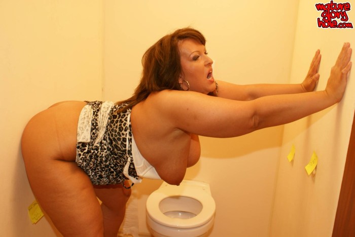 Fucked thick in the toilet