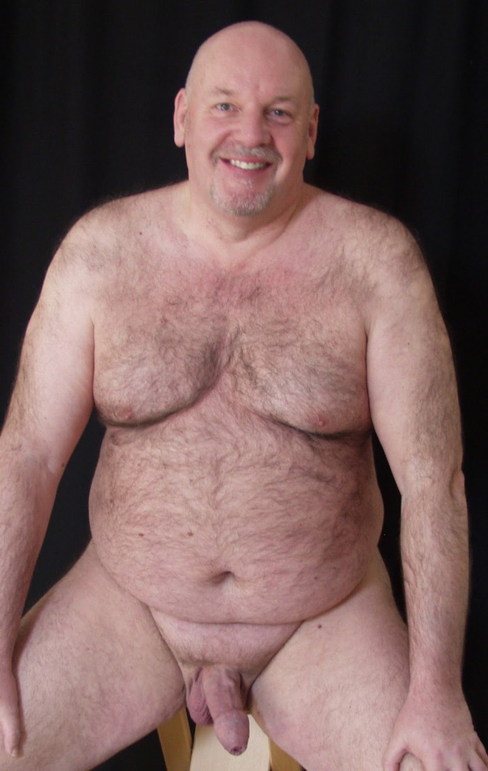 Naked healthy fat men