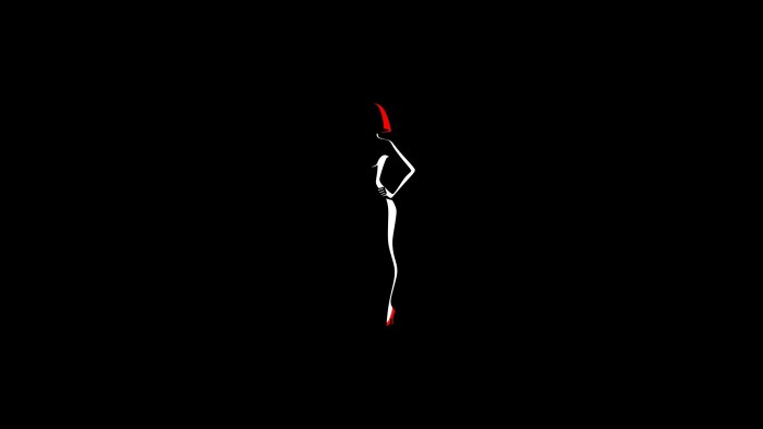 Cool drawings on a black background