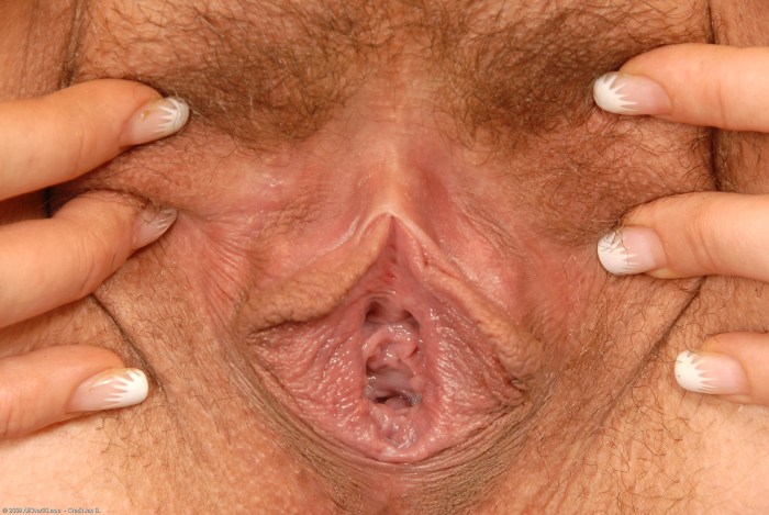 Mature vagina close -up