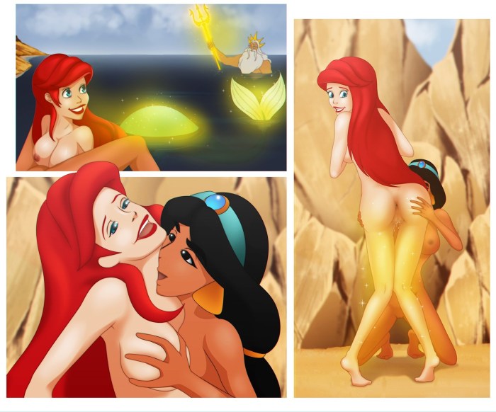 Naked connected princesses Disney