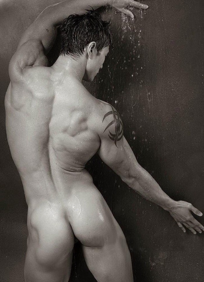 Beautiful naked male body