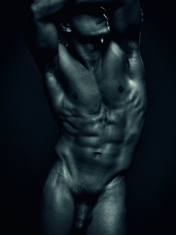 Beautiful naked male body