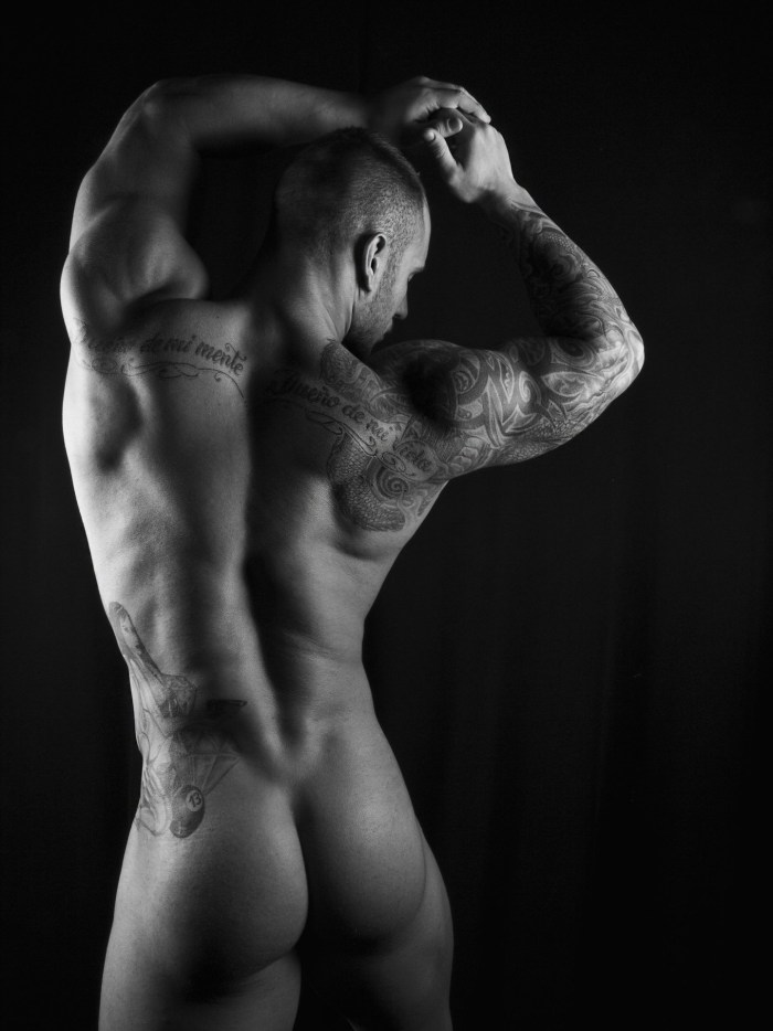 Beautiful naked male body