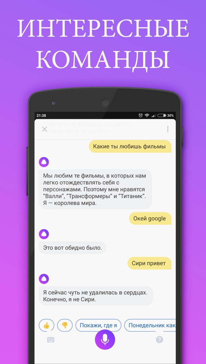 Yandex Siri