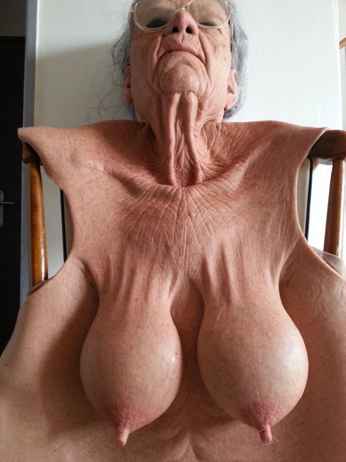 Old women with big flabby tits