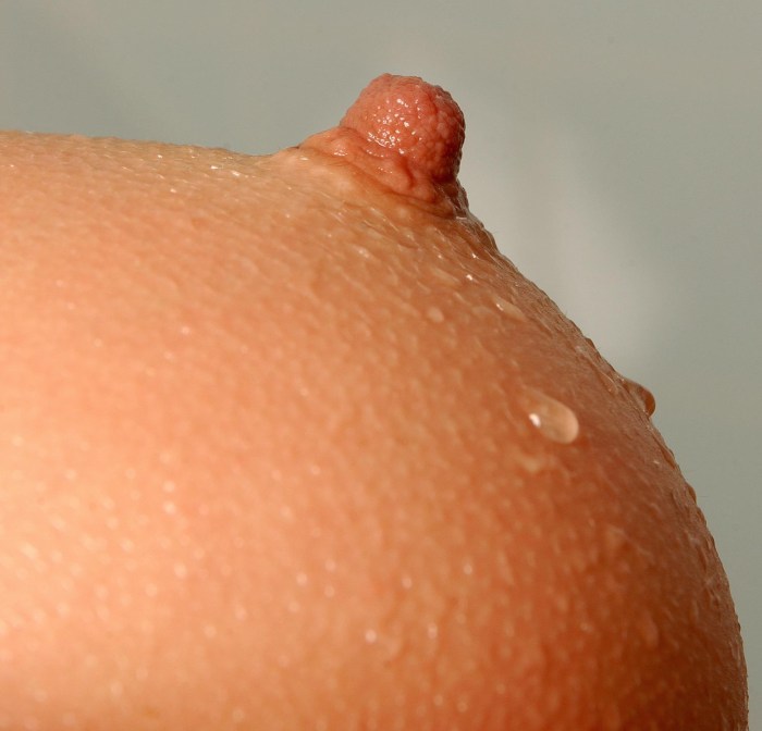 Women's nipples close -up