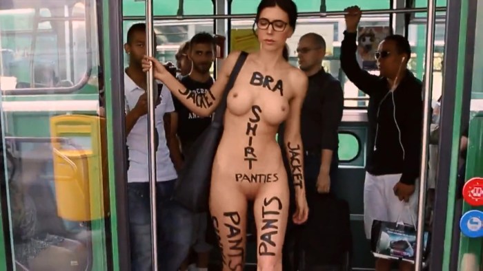 Feminists photo shoots naked
