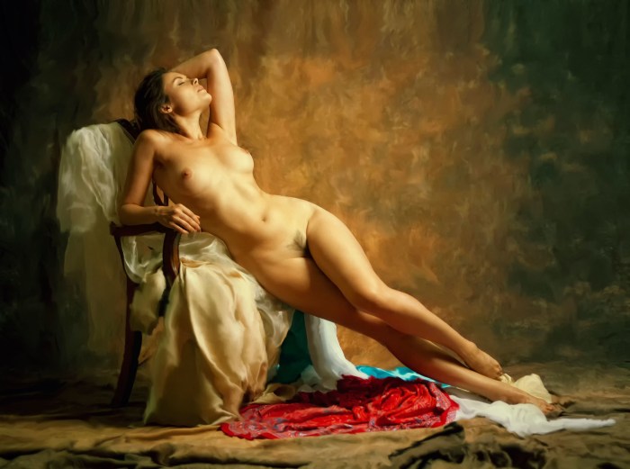 Naked women in art