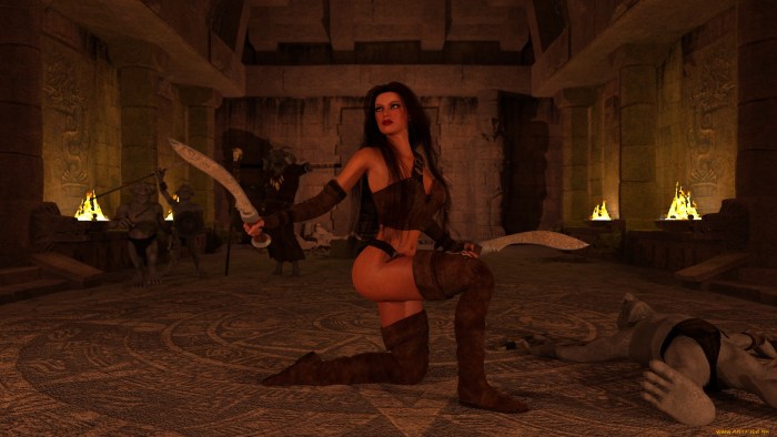 Beautiful naked Amazons