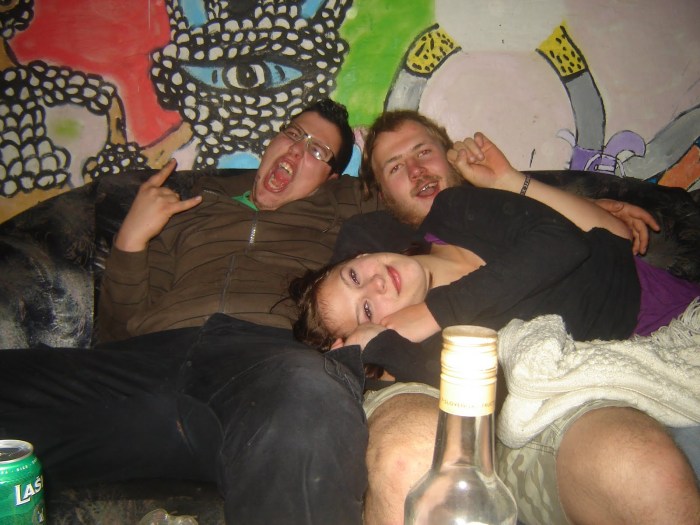 Private party of Russian swingers