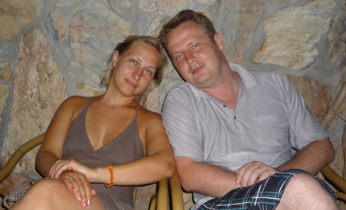 Private photo album of a married couple