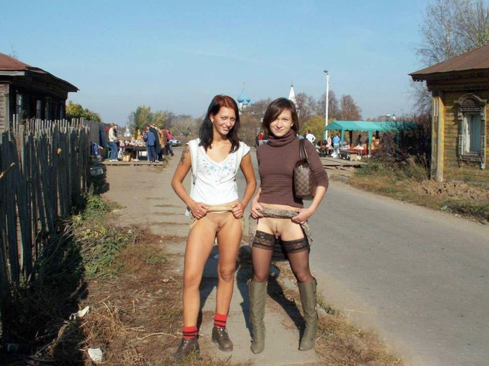 Naked women from the province