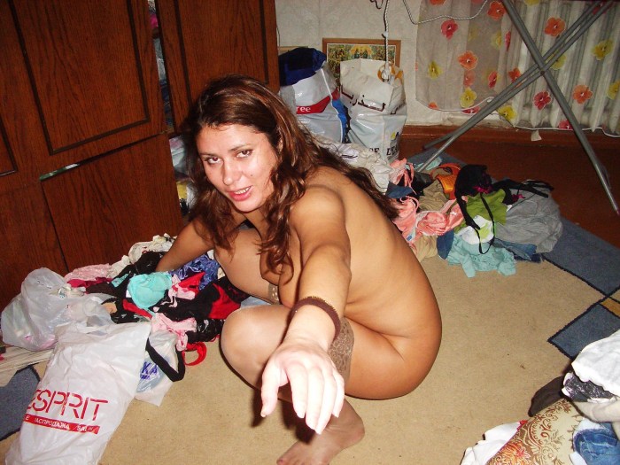 The wife is dressed in private