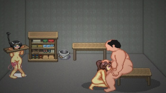 Hentai in a pixel game