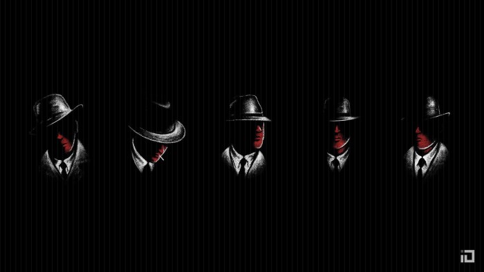 Black background animation