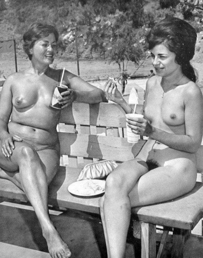 Beautiful naked old women