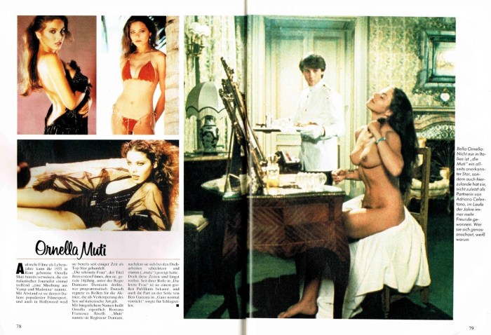 Ornella Muti Naked in films