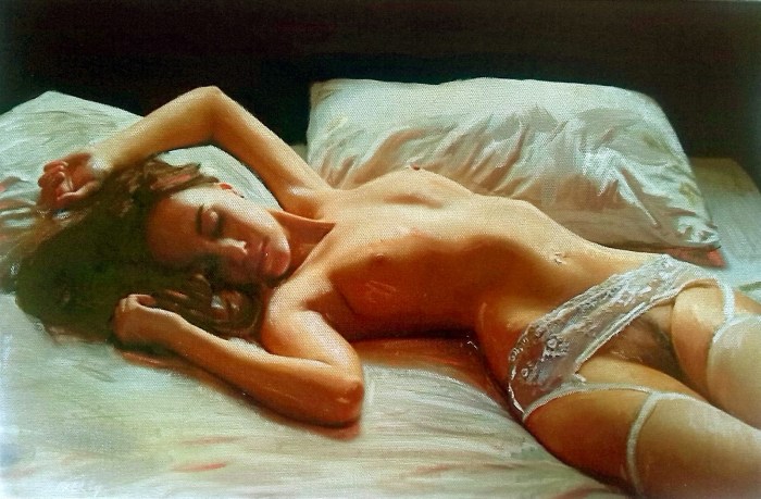 Young girls in erotic poses