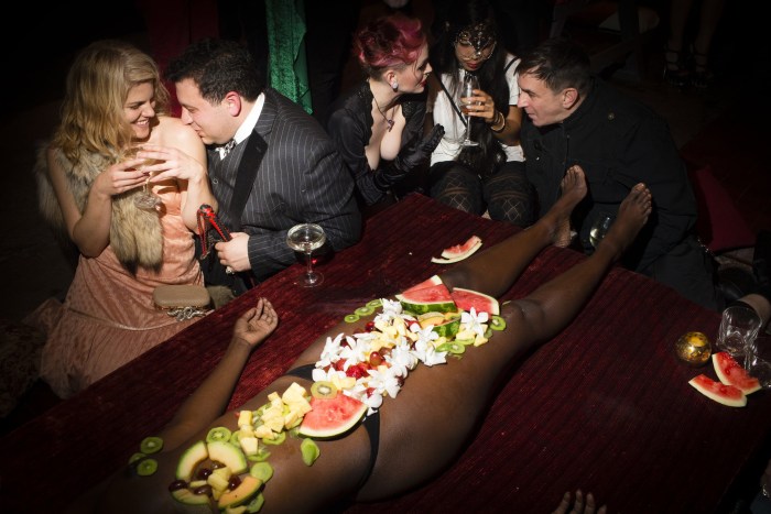 The corporate party is frank