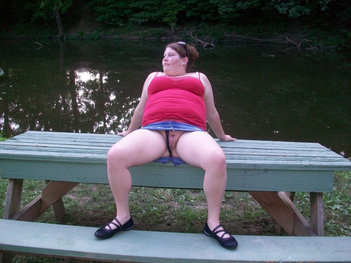 Women's pussy in jeans