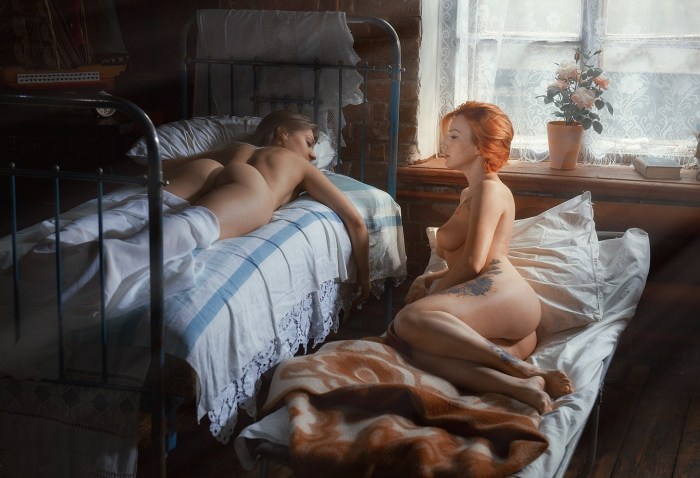 Naked Soviet women