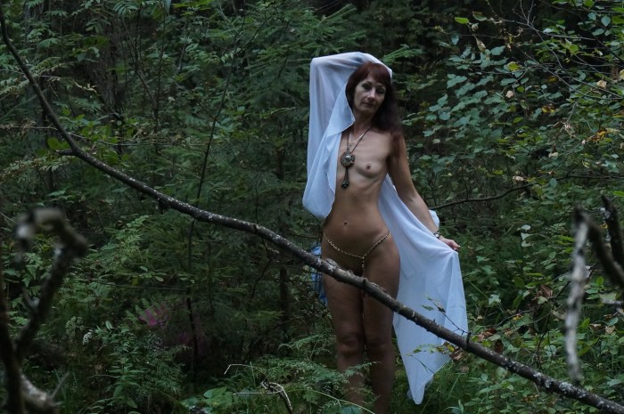 Cosplay forest nymph nude