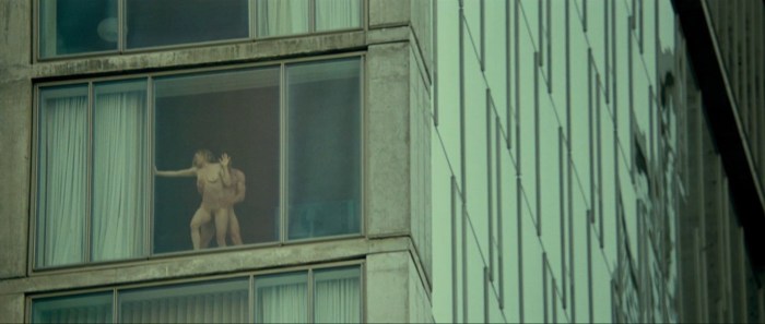 Spied in the windows of skyscrapers