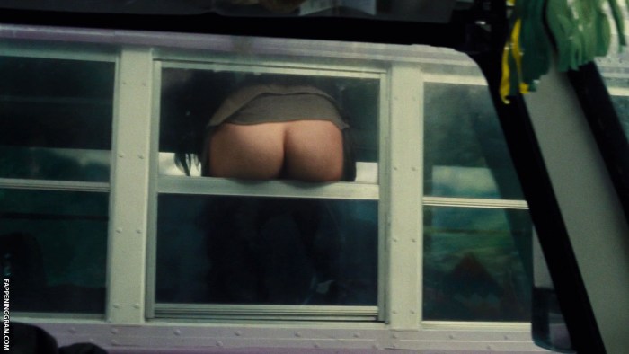 Beautiful anal by the panoramic window