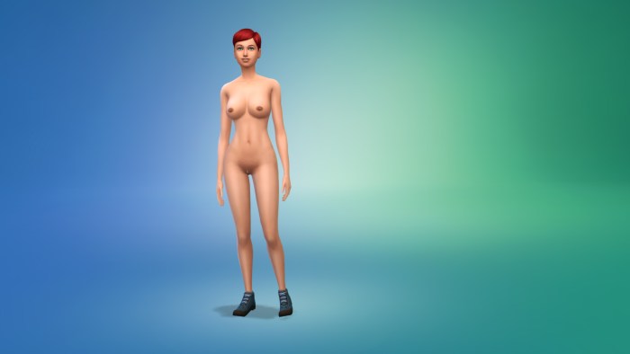 Naked Lara Croft from the game 2013