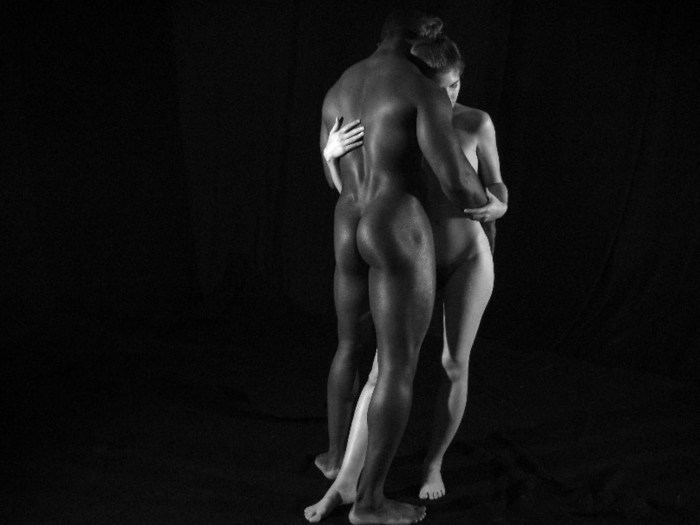 Beautiful naked men and women