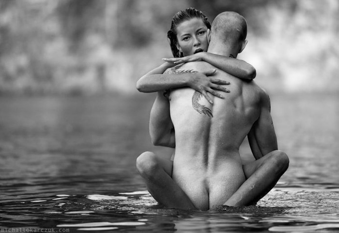 Male and female nudity