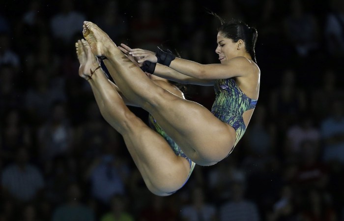 Naked Olympic athletes