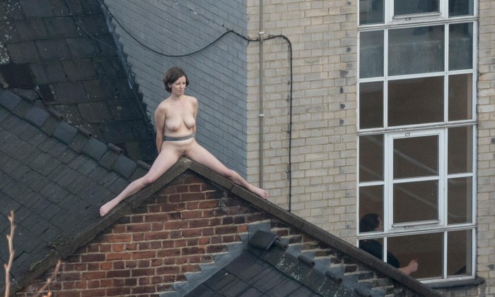 Poppy Jackson on the roof