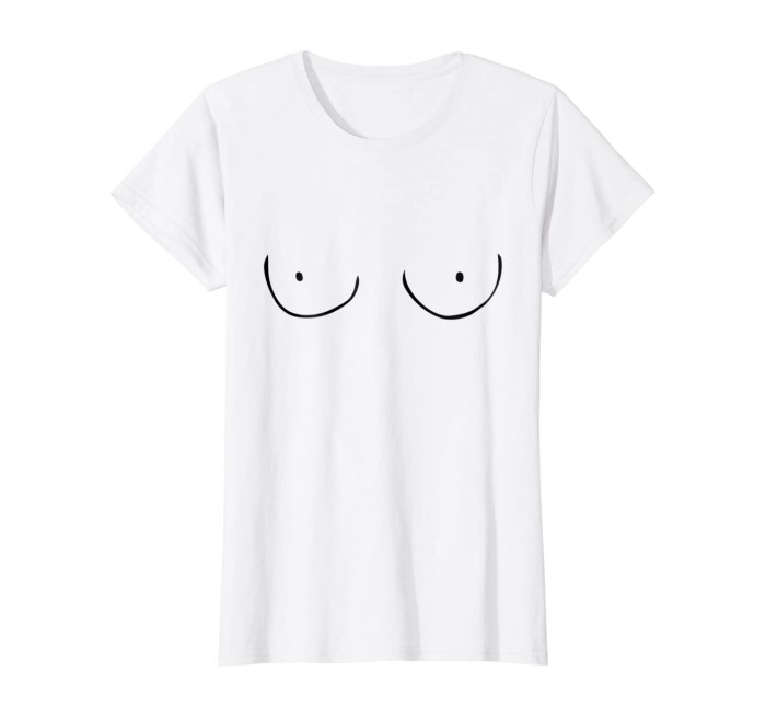 Girl in one T -shirt