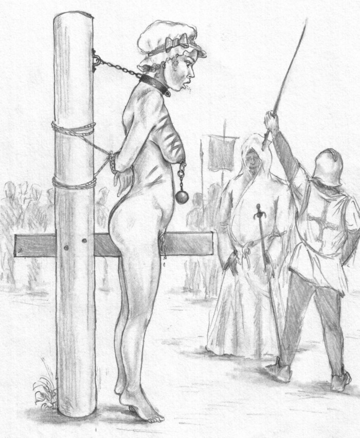 Naked women before execution