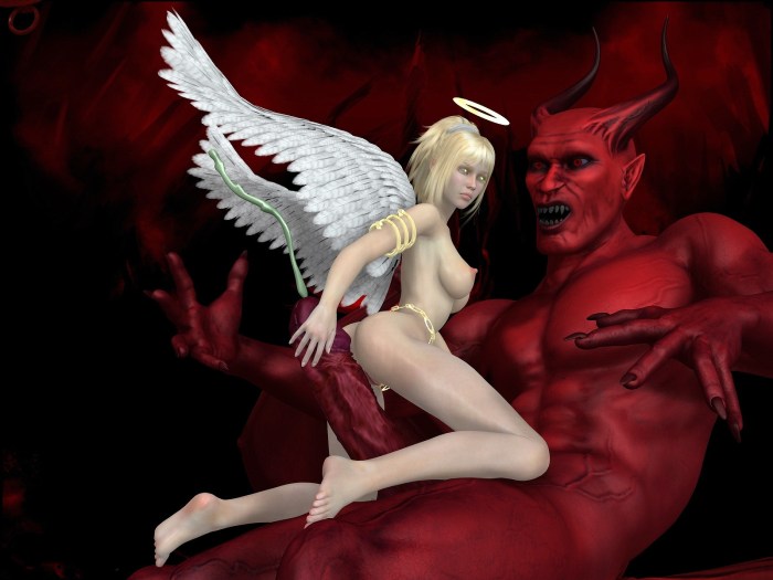 Hentai Angels against demons