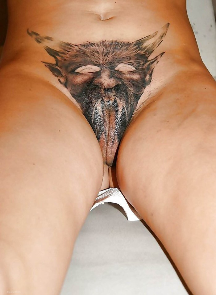 Tattoo on the vagina Private
