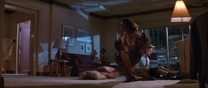 Divine Tripplehorn naked in the movie Water World