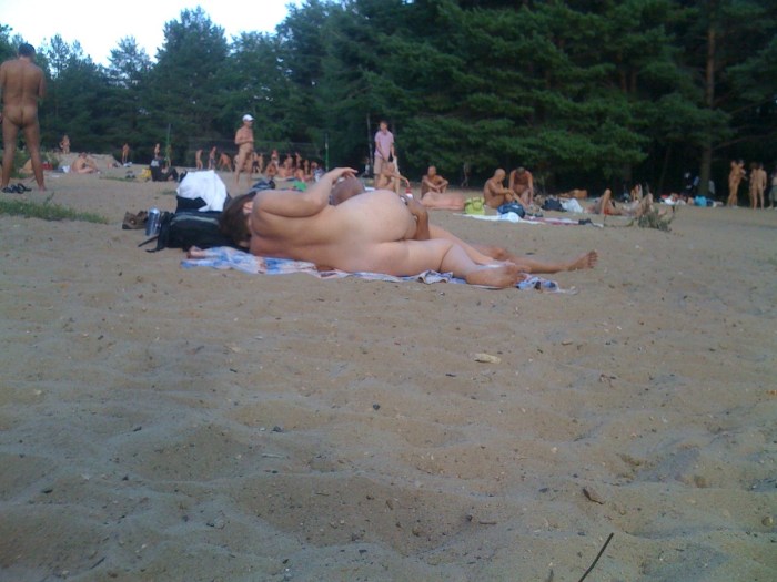 Galkina Elena Naked in Serebryany Bor