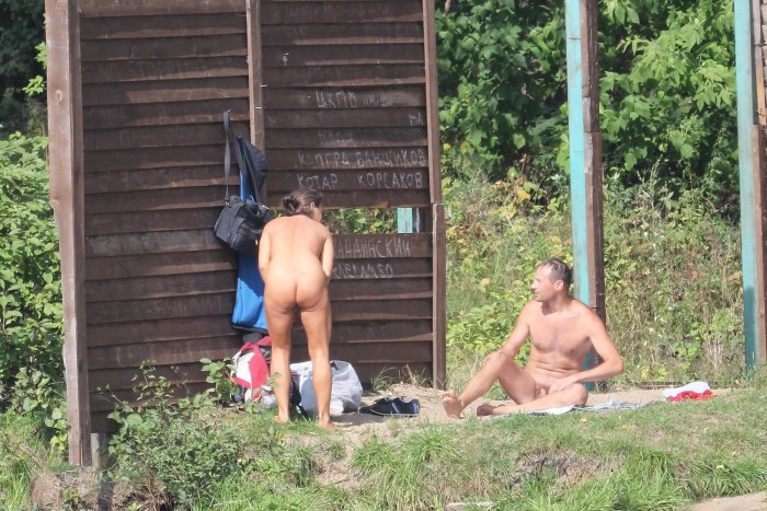 Galkina Elena Naked in Serebryany Bor
