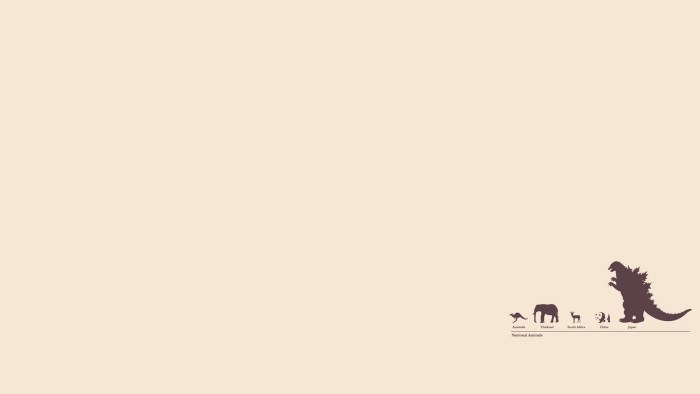 White background