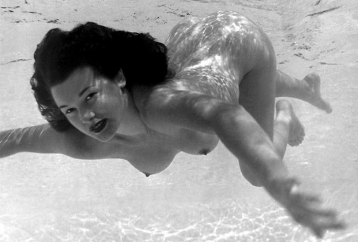 Porn movie retro pool