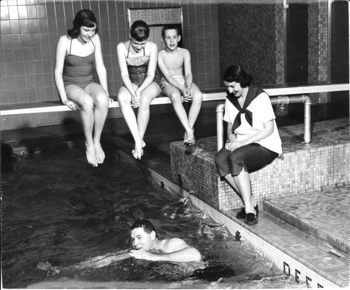 YMCA swimming 1960