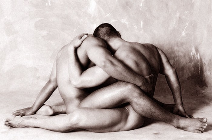 Pair photo shoot in the style of nude