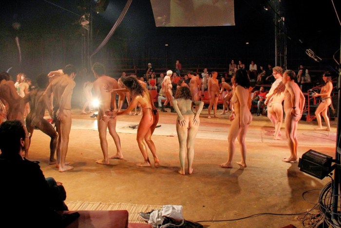 Lady Gaga undressed at the concert