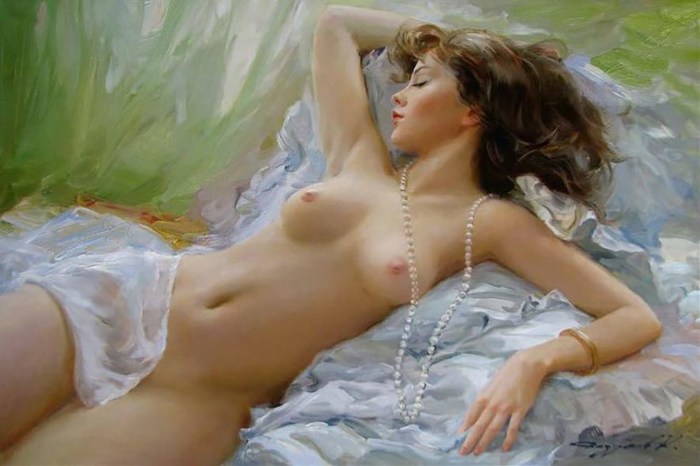 Luxurious naked women
