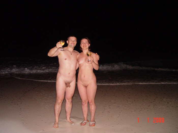 Milf pair topless beach