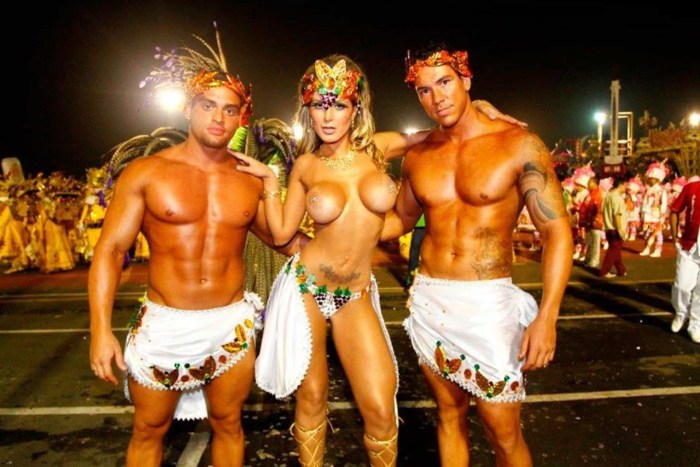Orgies on the carnival in Brazil