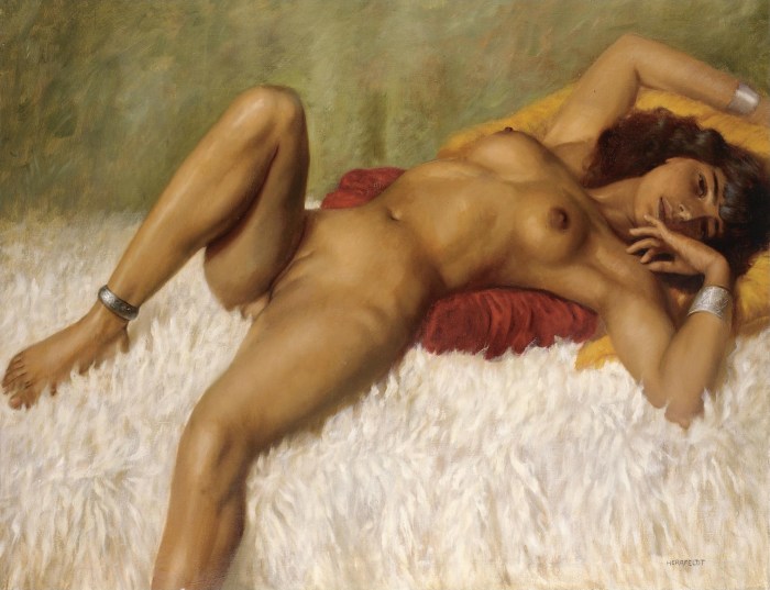 Zinaida Serebryakova sleeping model